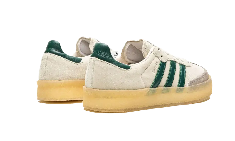 adidas Clarks 8th Street Samba by Ronnie Fieg Chalk White Green - MTHOR SHOP