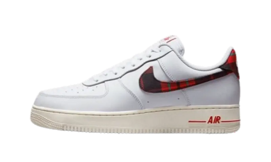 Nike Air Force 1 Low '07 LV8 Tartan Plaid White University Red - MTHOR SHOP