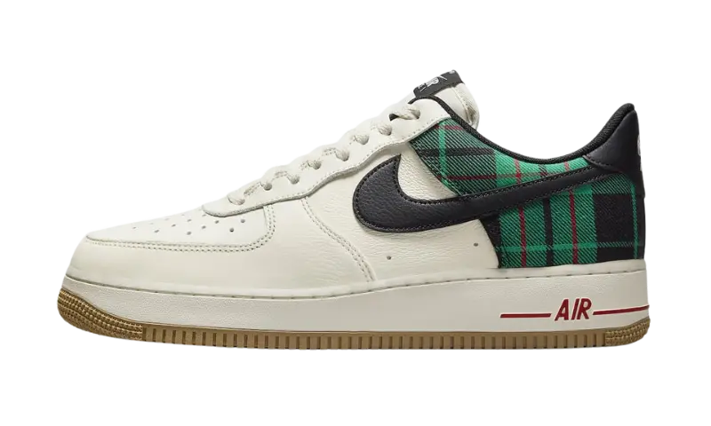 Nike Air Force 1 Low '07 LX Plaid Pale Ivory Stadium Green - MTHOR SHOP