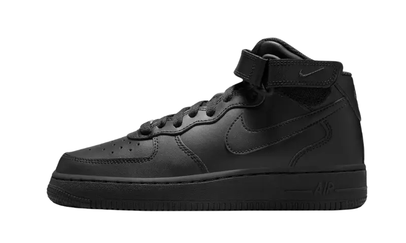 Nike Air Force 1 Mid Black (GS) - MTHOR SHOP