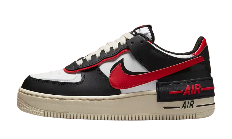 Nike Air Force 1 Low Shadow Summit White University Red Black (Women's) - MTHOR SHOP