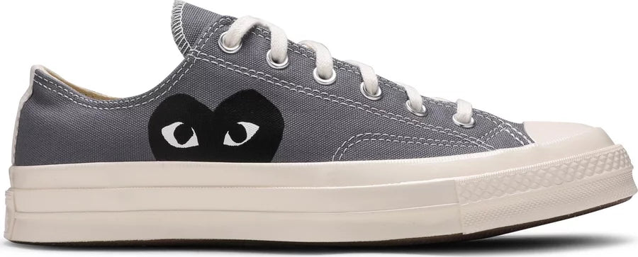 Chuck Taylor All-Star anni '70 Hi Comme des Garçons PLAY Grigio acciaio