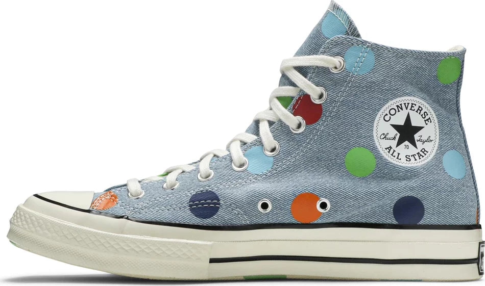 Converse Chuck Taylor All Star 70 Hi Golf Wang Denim Polka Dots - 170011C - MTHOR SHOP