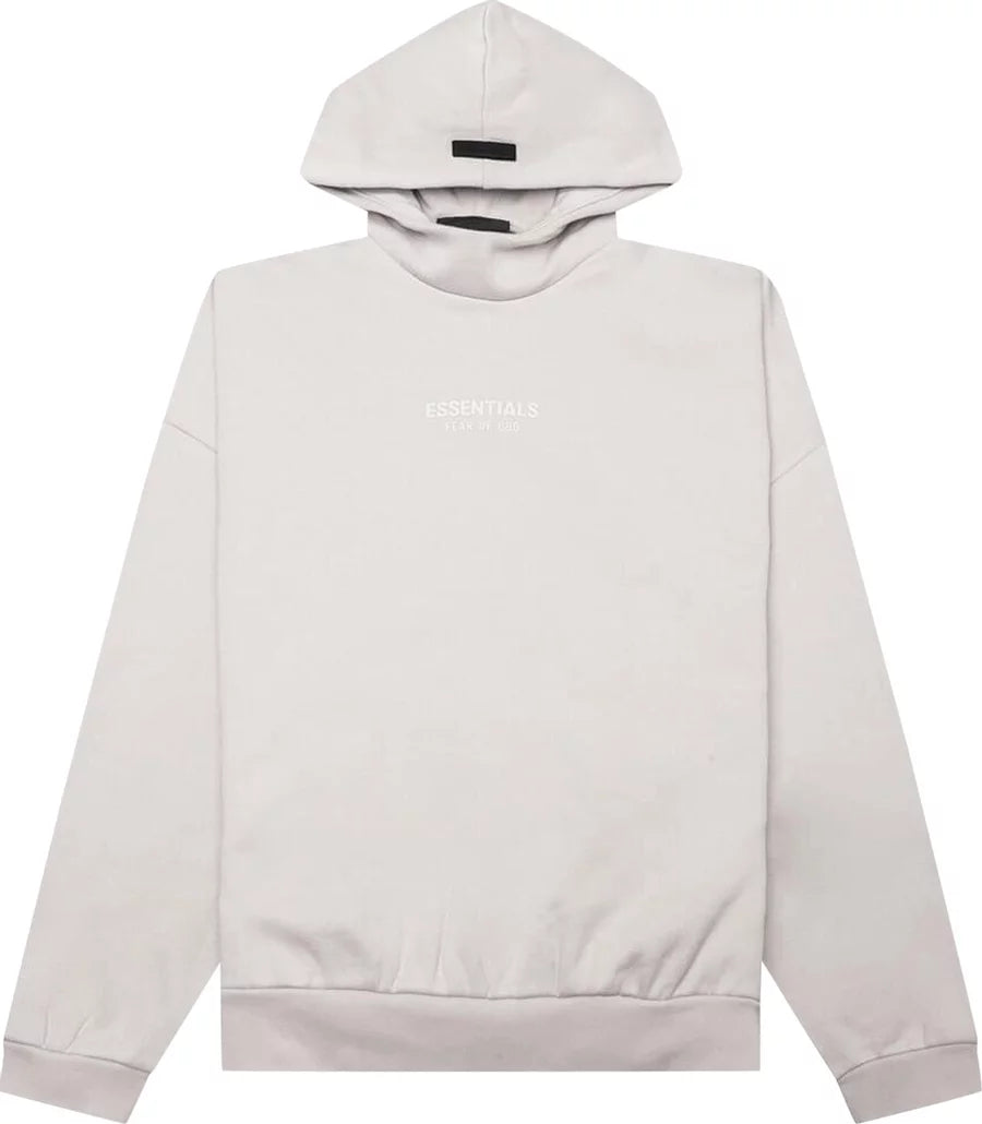 Fear of God Essentials Hoodie Silver Cloud