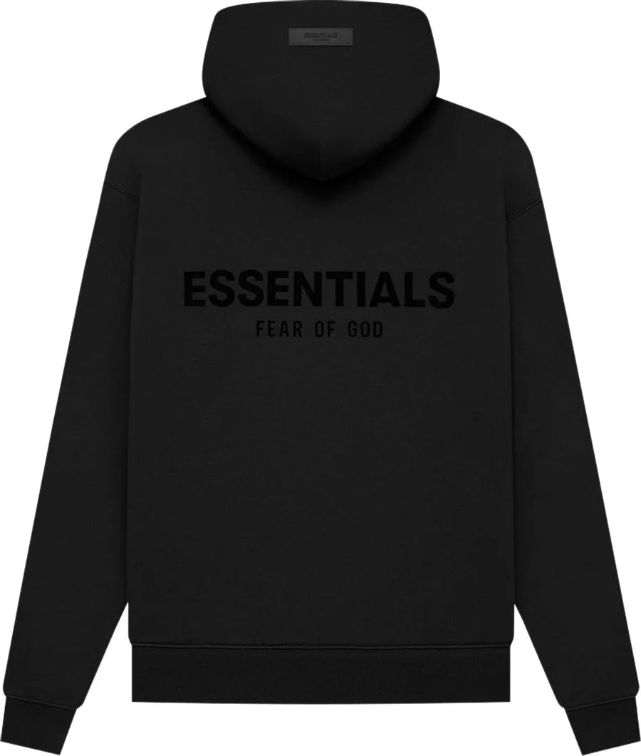 Fear of God Essentials Pullover Chest Logo Hoodie Stretch Limo/Black