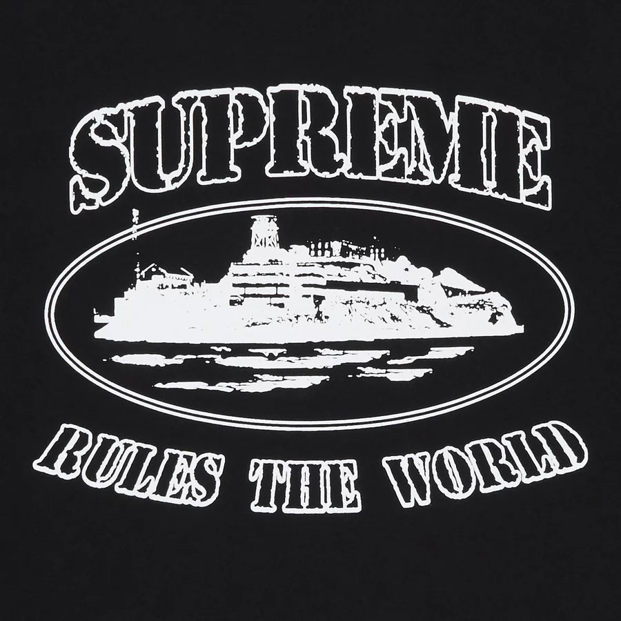 Supreme Corteiz Rules The World Tee Black