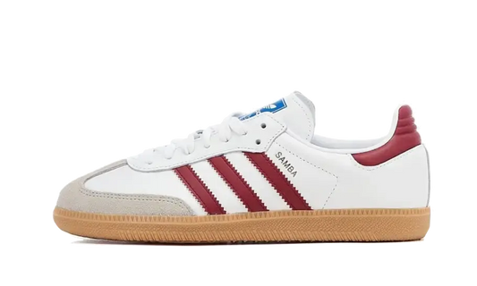 Adidas Samba OG White Burgundy Gum