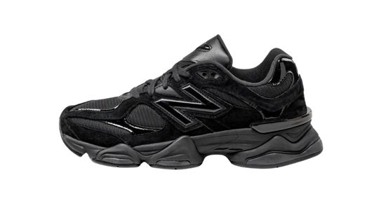 New Balance 9060 Triple Black Patent - MTHOR SHOP