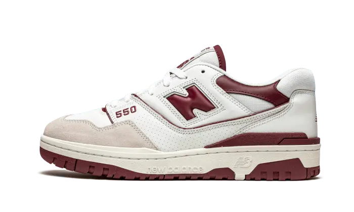 New Balance 550 Sea Salt Burgundy - BB550LI1