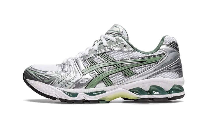 Gel-Kayano 14 White Pure Silver Slate Grey Sage