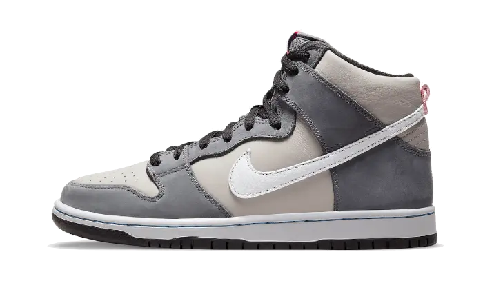 Nike SB Dunk High Medium Grey Pink - DJ9800-001