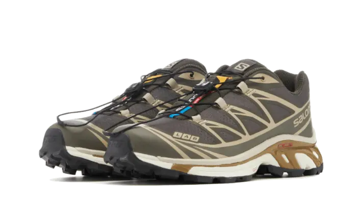 Salomon XT-6 Beluga Dull Gold