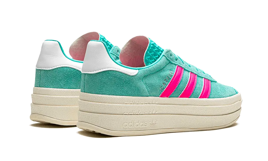 Adidas Gazelle Bold Flash Aqua Lucid Pink