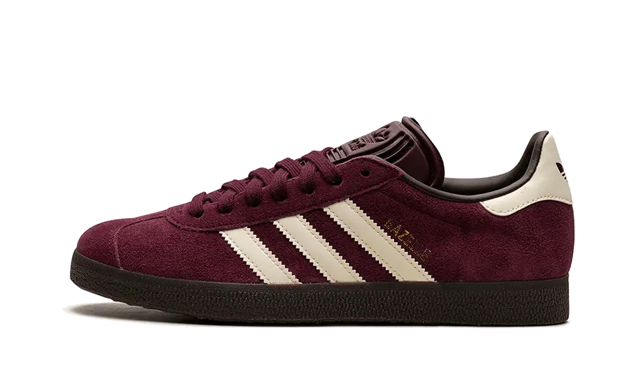 Adidas Gazelle Maroon Chalk White