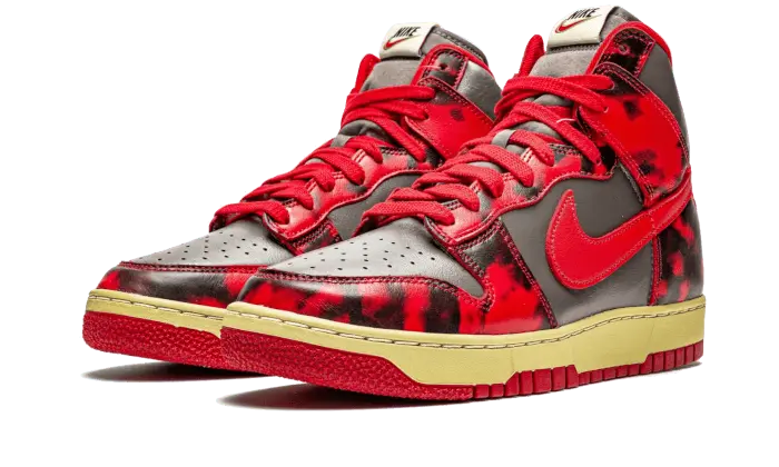 Nike Dunk High 1985 Red Acid Wash - DD9404-600