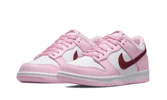 Nike Dunk Low Pink Red White - CW1590-601