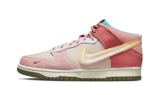 Nike Dunk Mid Social Status Free Lunch Strawberry Milk - DJ1173-600