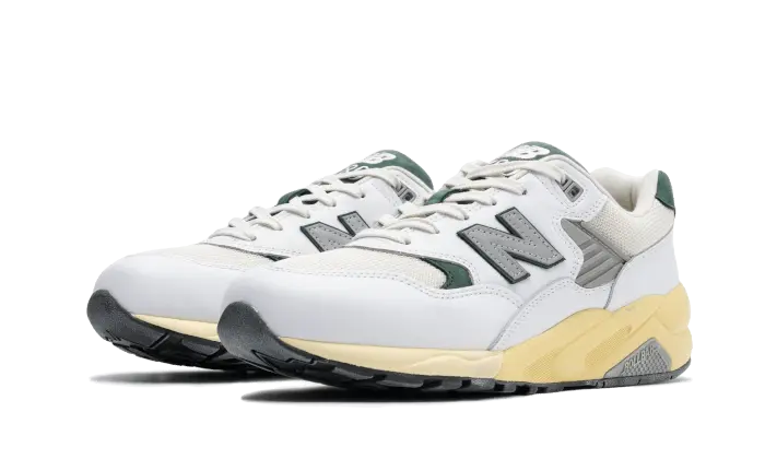 New Balance 580 White Nightwatch Green