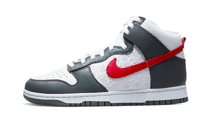 Nike Dunk High Embossed Basketball Grey Red