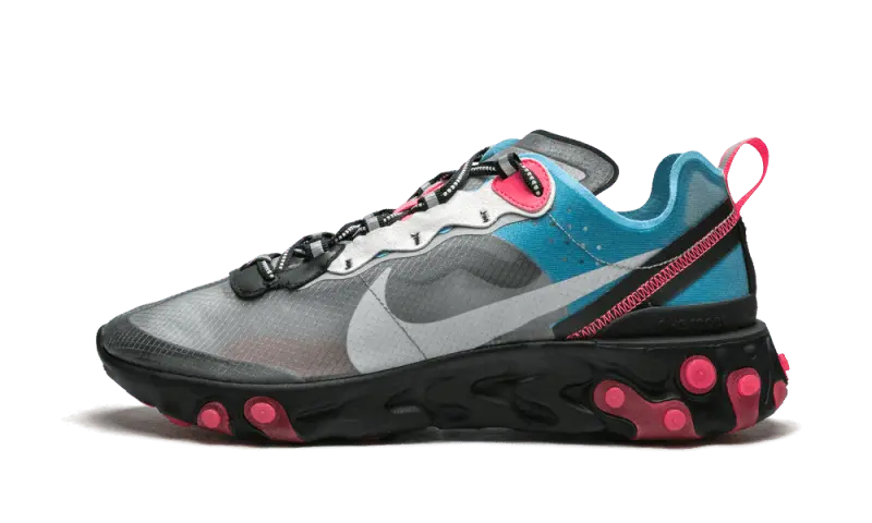 Nike React Element 87 Blue Chill Solar Red