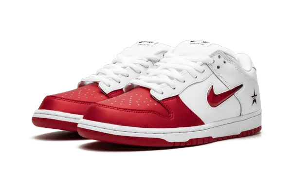 Nike SB Dunk Low Supreme Jewel Swoosh Red - CK3480-600