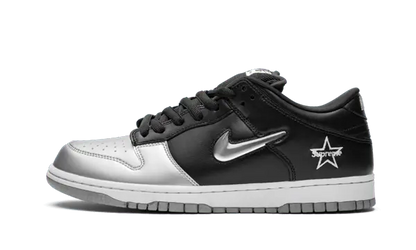 Nike SB Dunk Low Supreme Jewel Swoosh Silver - CK3480-001